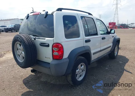 2006 Jeep Liberty Sport из США, поврежденный, VIN 1J4GL48K66W234775